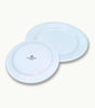 Durable imported white melamine quarter plate for elegant dining.