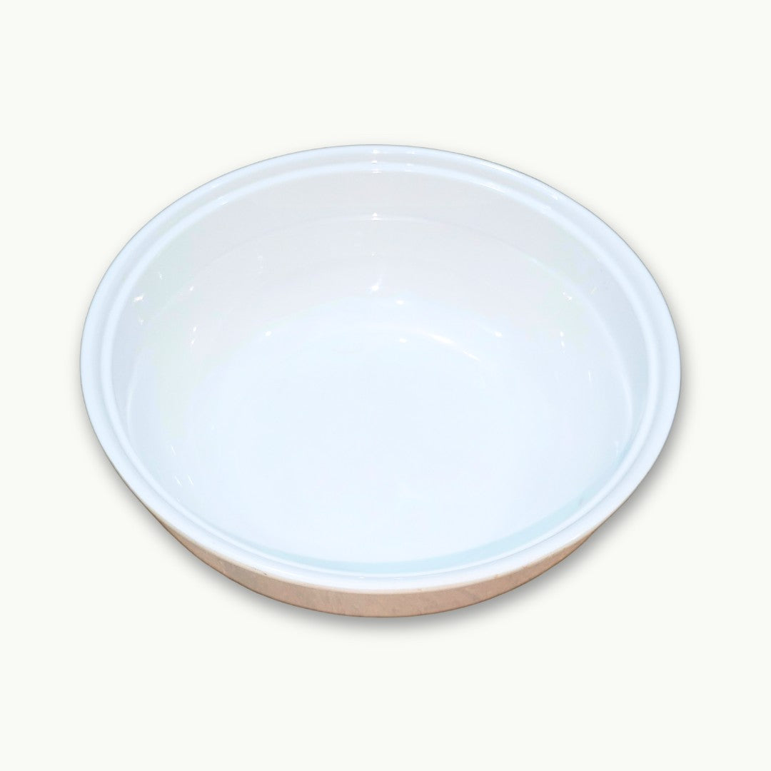 DineLux 9 inch melamine bowl for serving rice and curry