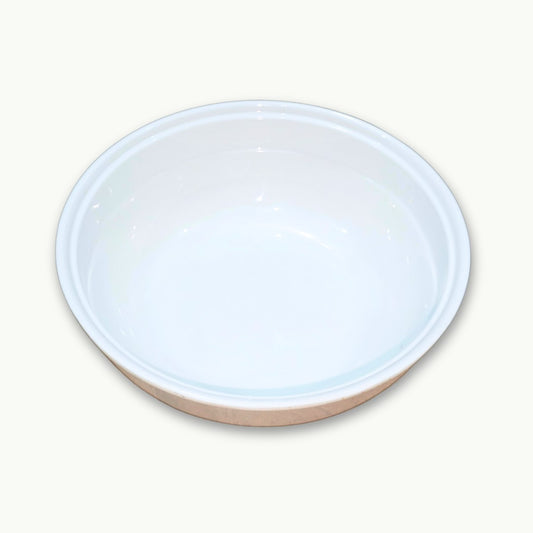 DineLux 9 inch melamine bowl for serving rice and curry