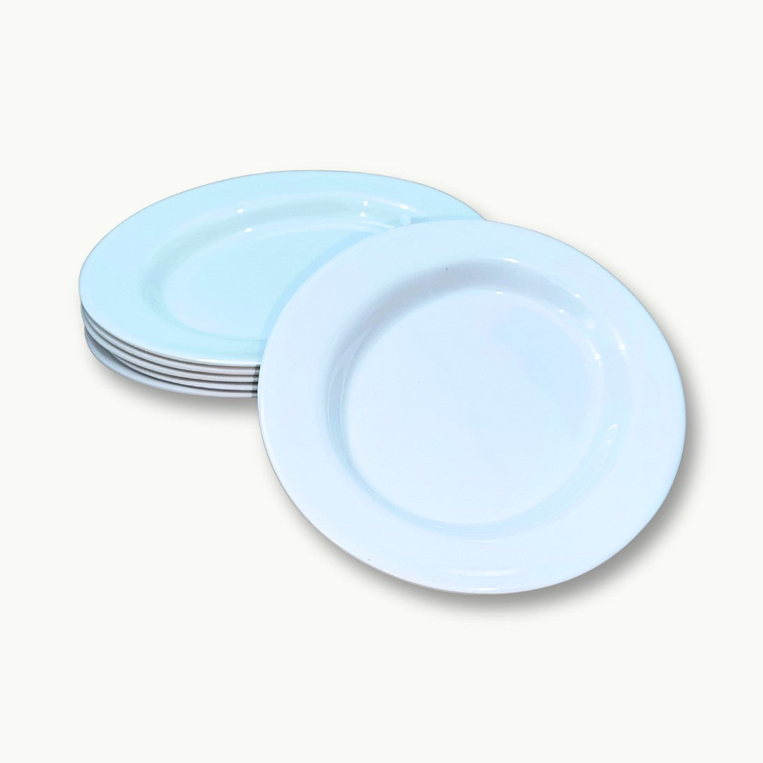 White melamine mini rice serving dish oval shape durable