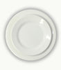 DineLux white melamine plates set double glazed dinner collection.