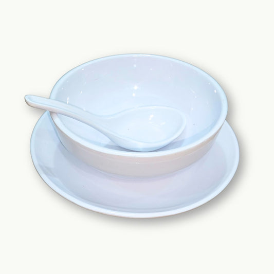 premium double glazed melamine soup bowl by DineLux