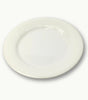 DineLux small white melamine quarter plate for rice serving.