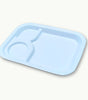 heavy weight double glazed melamine fast food serving tray