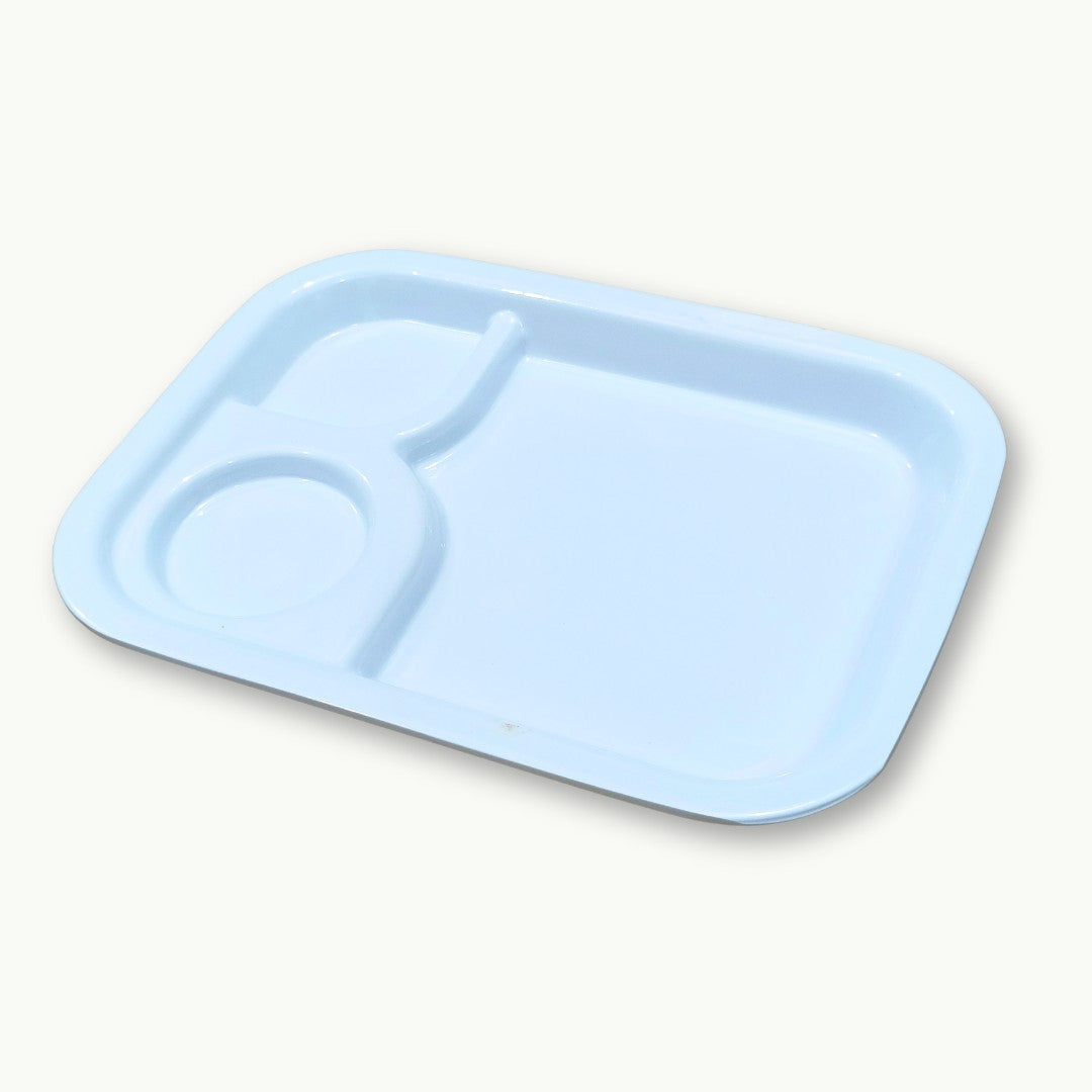 heavy weight double glazed melamine fast food serving tray