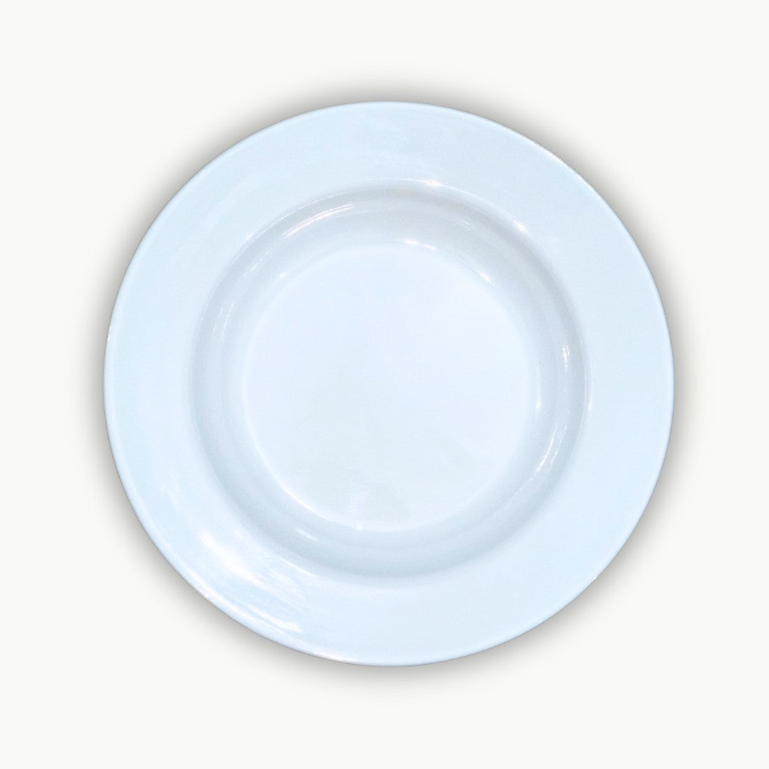 durable melamine deep plate for curry serving premium finish