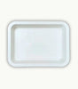 heavy weight double glazed rectangular serving platter melamine