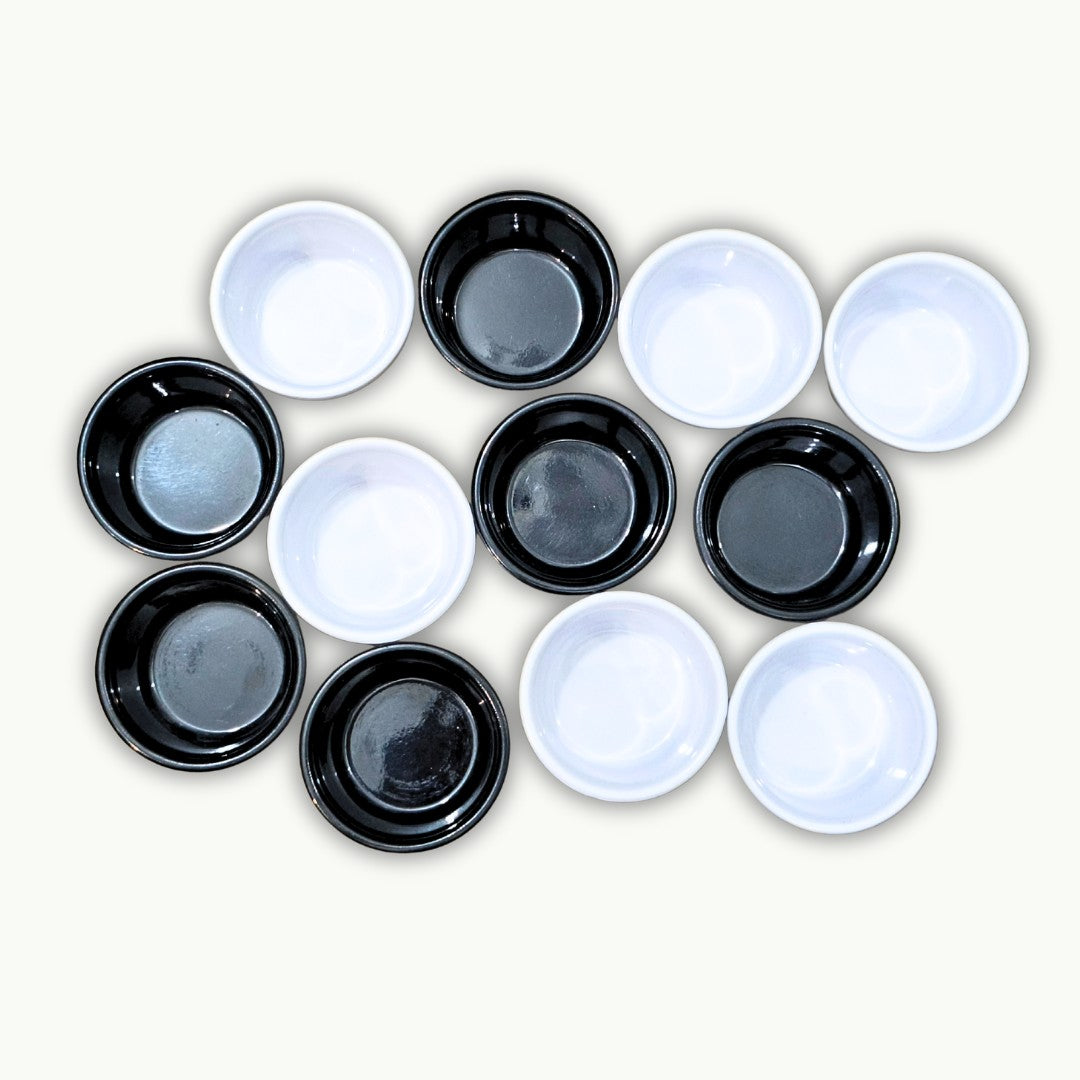 Double glazed serving ramekin set perfect for sauces and snacks