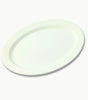 premium DineLux white oval rice serving dish made in Pakistan
